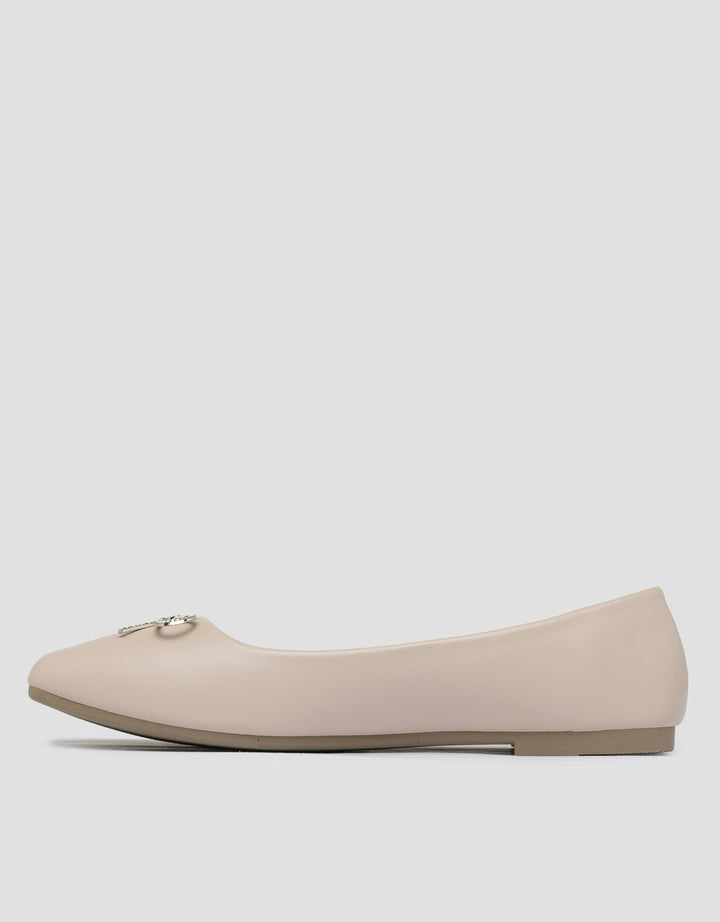 St. Yves Ribbon Accessories Sepatu Ballerina Wanita
