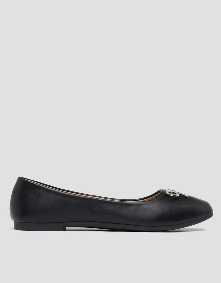 St. Yves Ribbon Accessories Sepatu Ballerina Wanita
