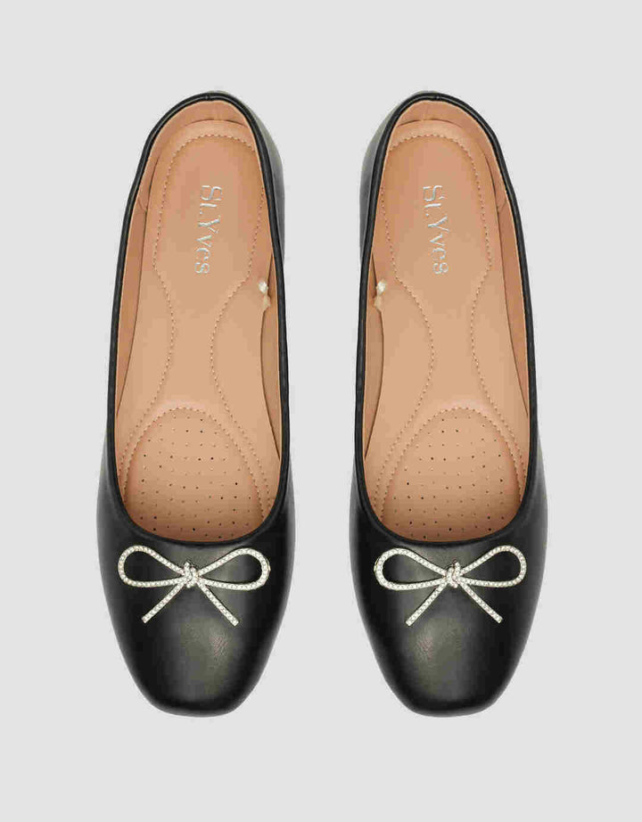 St. Yves Ribbon Accessories Sepatu Ballerina Wanita