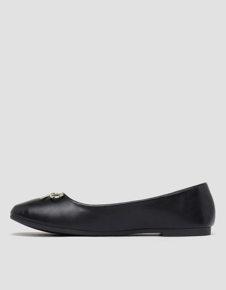 St. Yves Ribbon Accessories Sepatu Ballerina Wanita