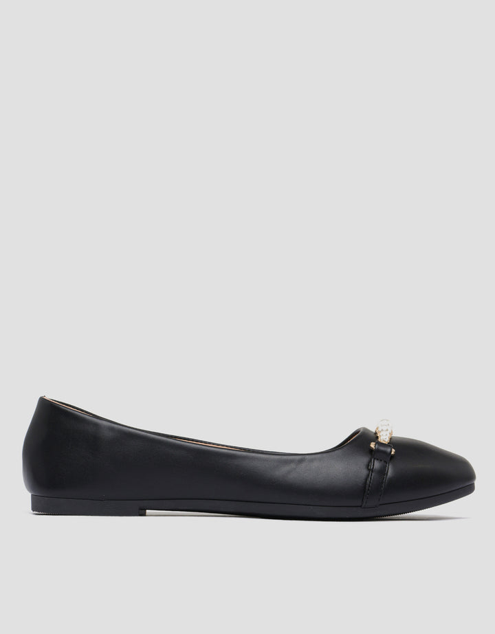 St. Yves Pearl Look Sepatu Ballerina Wanita