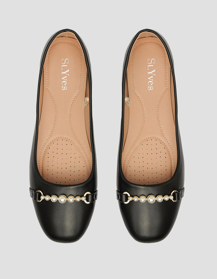 St. Yves Pearl Look Sepatu Ballerina Wanita