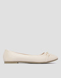 St. Yves Pearl Look Sepatu Ballerina Wanita