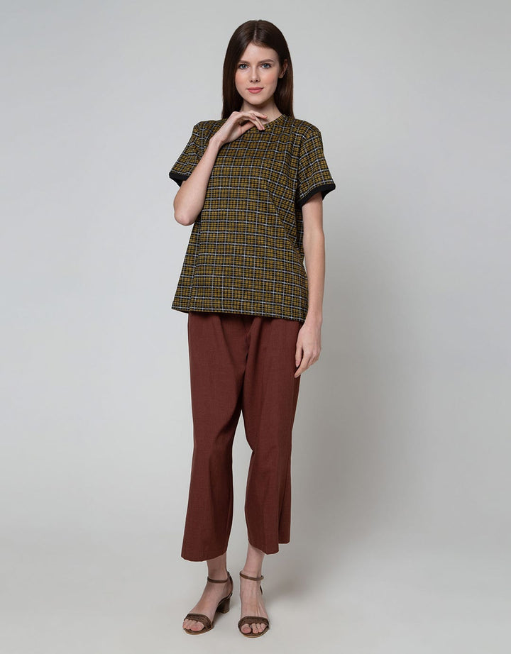 Connexion Box Plaid Kaos Wanita