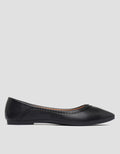 St. Yves Casual Pointed Toe Sepatu Ballerina Wanita