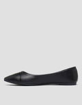 St. Yves Casual Pointed Toe Sepatu Ballerina Wanita