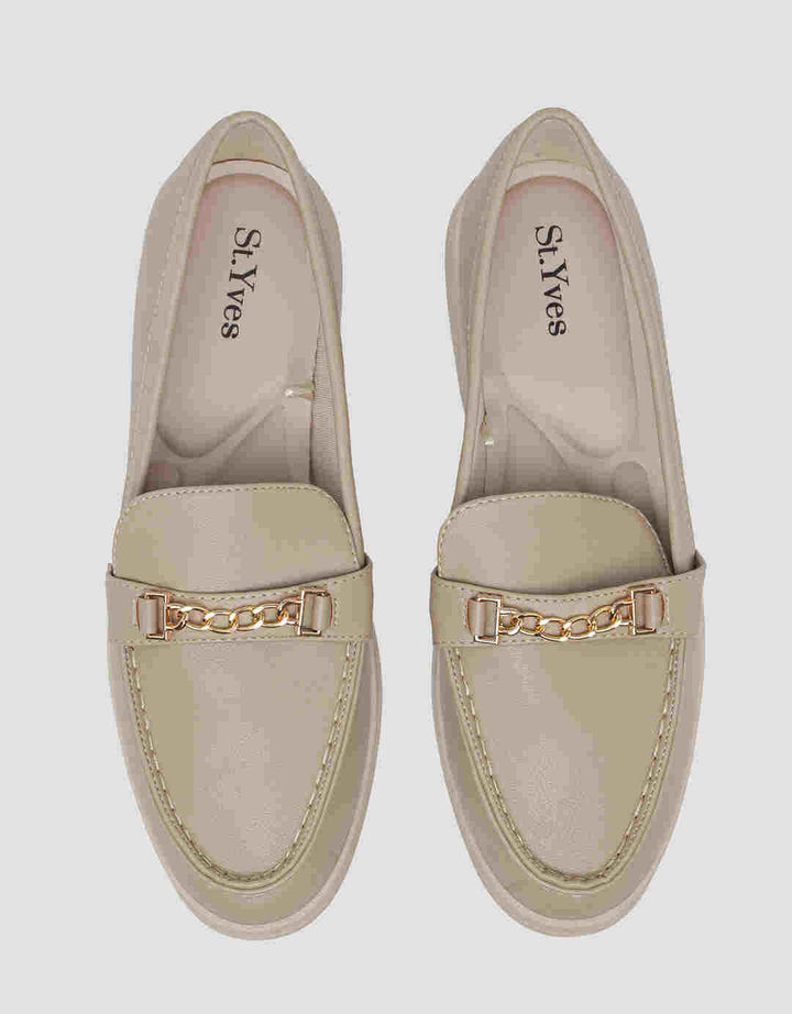St. Yves Chain Accessories Moccasin Sepatu Wanita