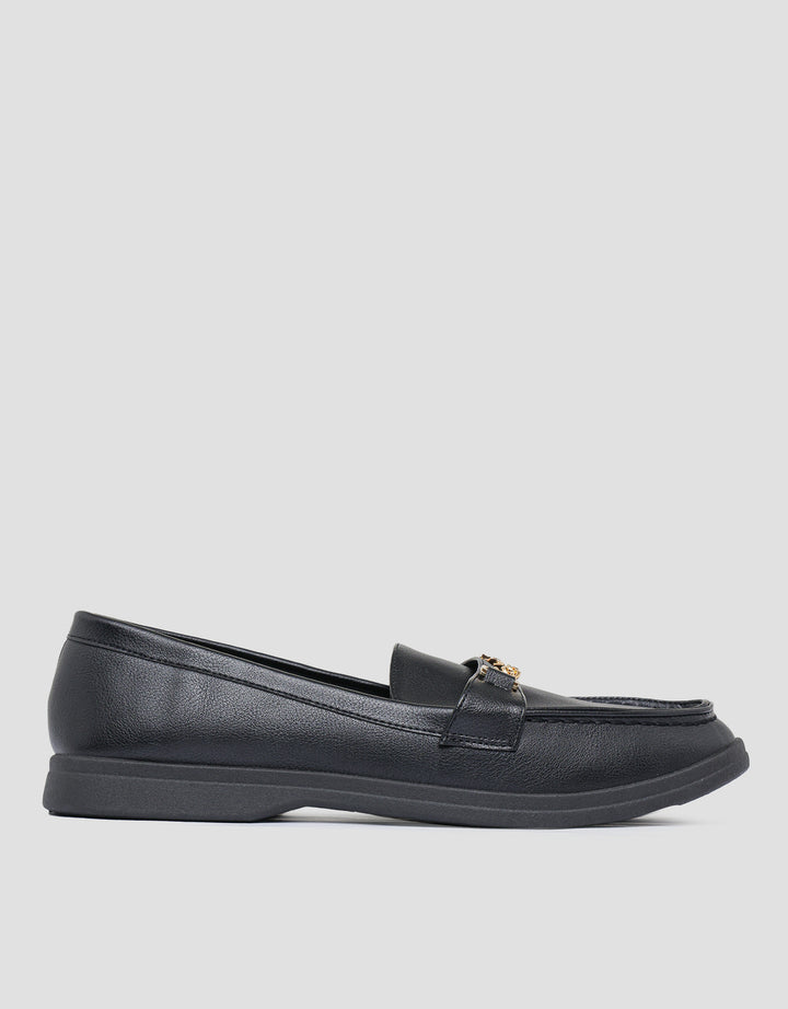 St. Yves Chain Accessories Moccasin Sepatu Wanita