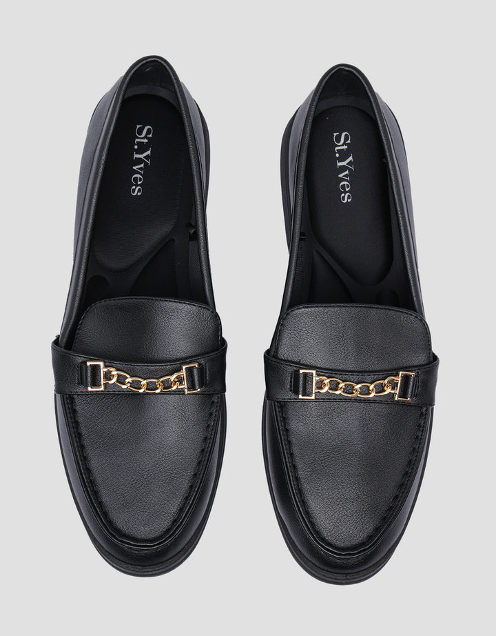 St. Yves Chain Accessories Moccasin Sepatu Wanita