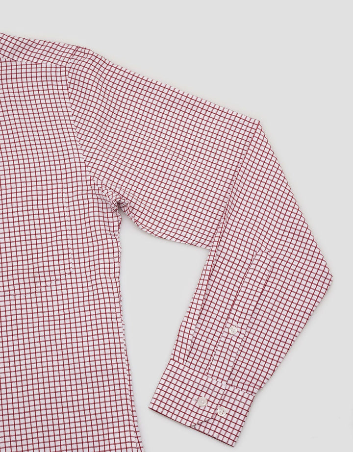 Stanley Adams 96 Long Sleeve Slim Medium Check Shirt