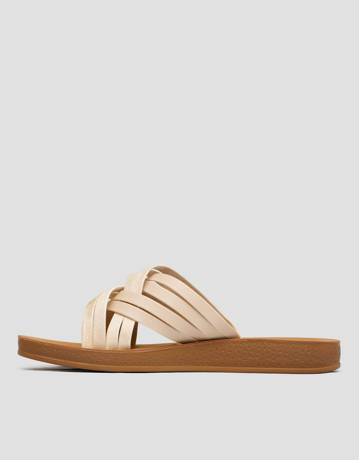 St. Yves Cross Strap Slipper Women's Sandals