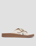 St. Yves Cross Strap Slipper Sandal Wanita