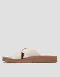 St. Yves Cross Strap Slipper Sandal Wanita