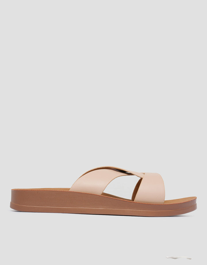 St. Yves Cross Ban Sandal Slipper Wanita