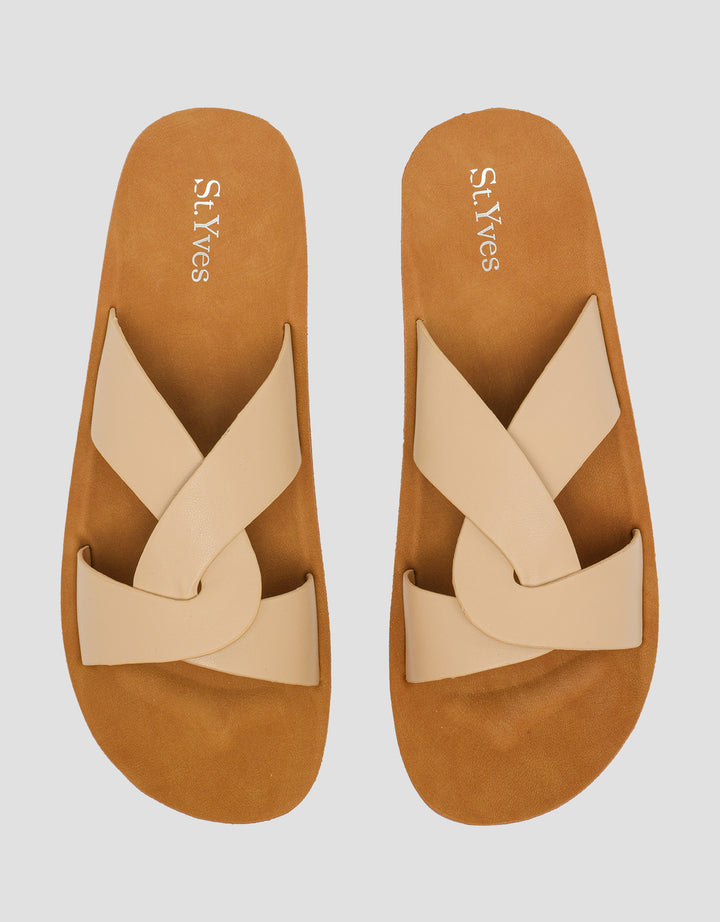 St. Yves Cross Ban Sandal Slipper Wanita