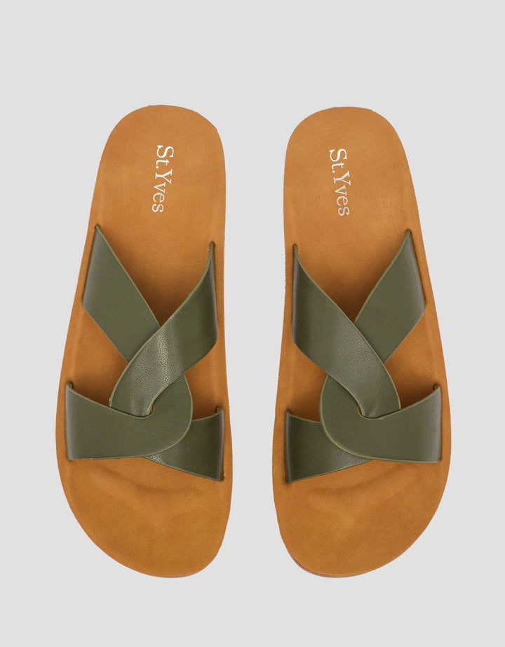 St. Yves Cross Ban Sandal Slipper Wanita