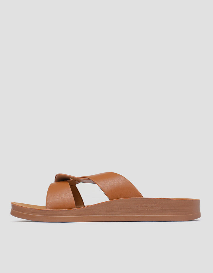 St. Yves Cross Ban Sandal Slipper Wanita