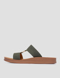 St. Yves Double Strap Sandal Slipper Wanita