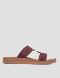St. Yves Double Strap Sandal Slipper Wanita