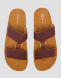 St. Yves Double Strap Sandal Slipper Wanita