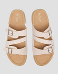 St. Yves Buckle Strap Slipper Sandal Wanita