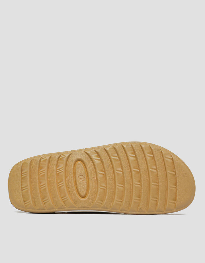 St. Yves Double Buckle Strap Sandal Slipper Wanita