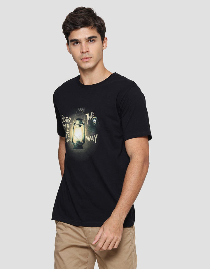 T Zone Wb Sister Please This Way Kaos Lengan Pendek Pria