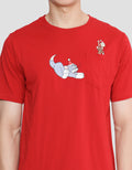 T Zone Tom N Jerry Xmas Coll Kaos Pria