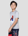Marvel Stripe Spray Spiderman Kaos Anak Laki-Laki