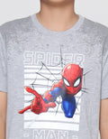 Marvel Stripe Spray Spiderman Kaos Anak Laki-Laki