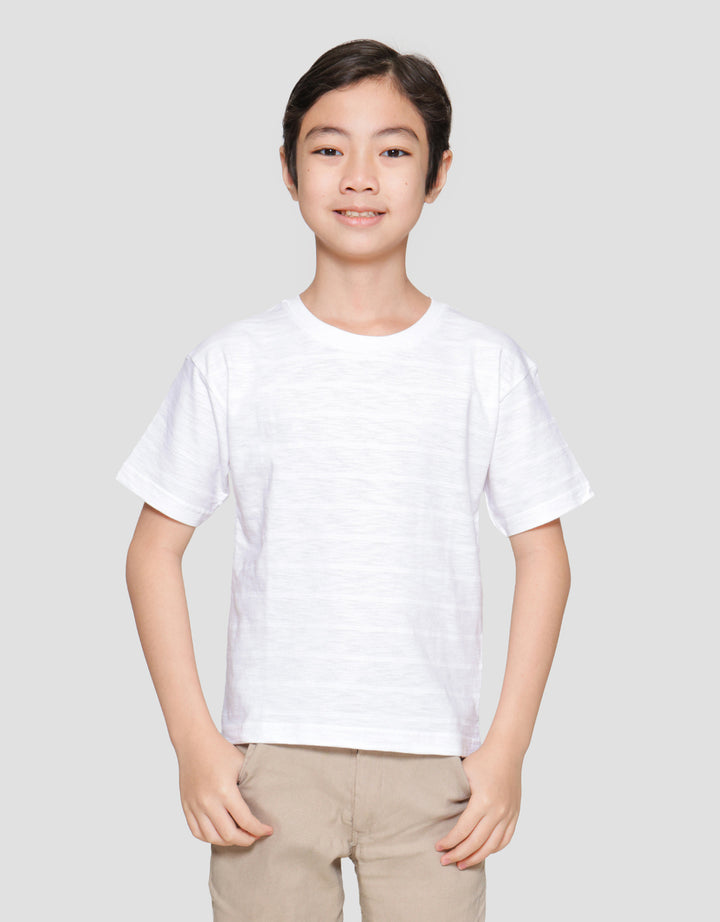 Little M Solid Kaos Lengan Pendek Anak Laki-laki