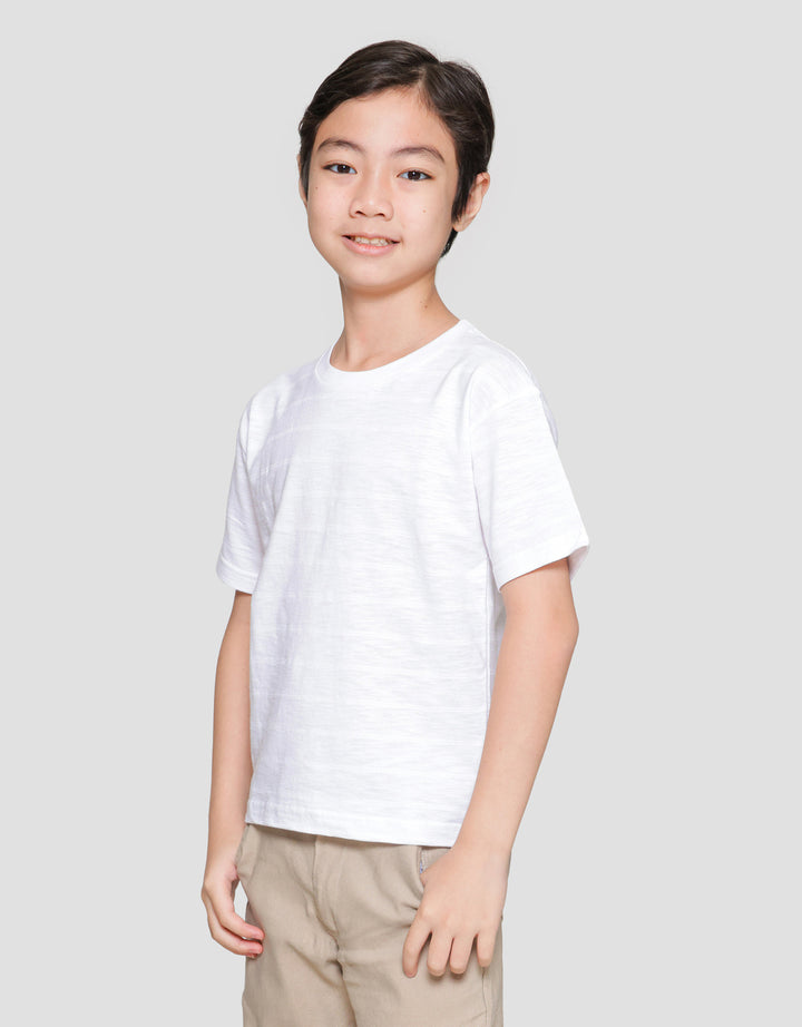 Little M Solid Kaos Lengan Pendek Anak Laki-laki