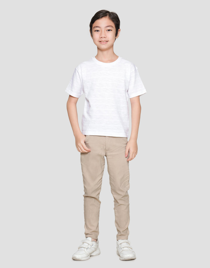 Little M Solid Kaos Lengan Pendek Anak Laki-laki