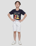 Little M Knit Sablon Dino Celana Panjang Anak Laki-Laki