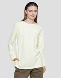 Connexion Texture Plain Kaos Wanita