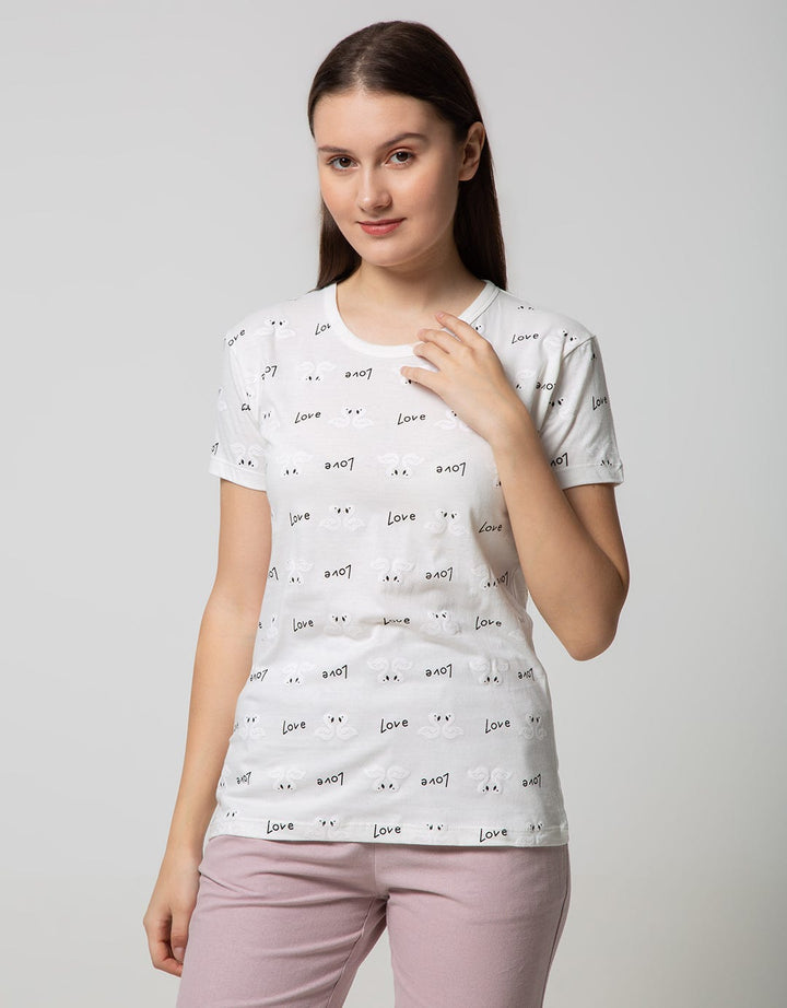 T Zone Kaos Print Wording