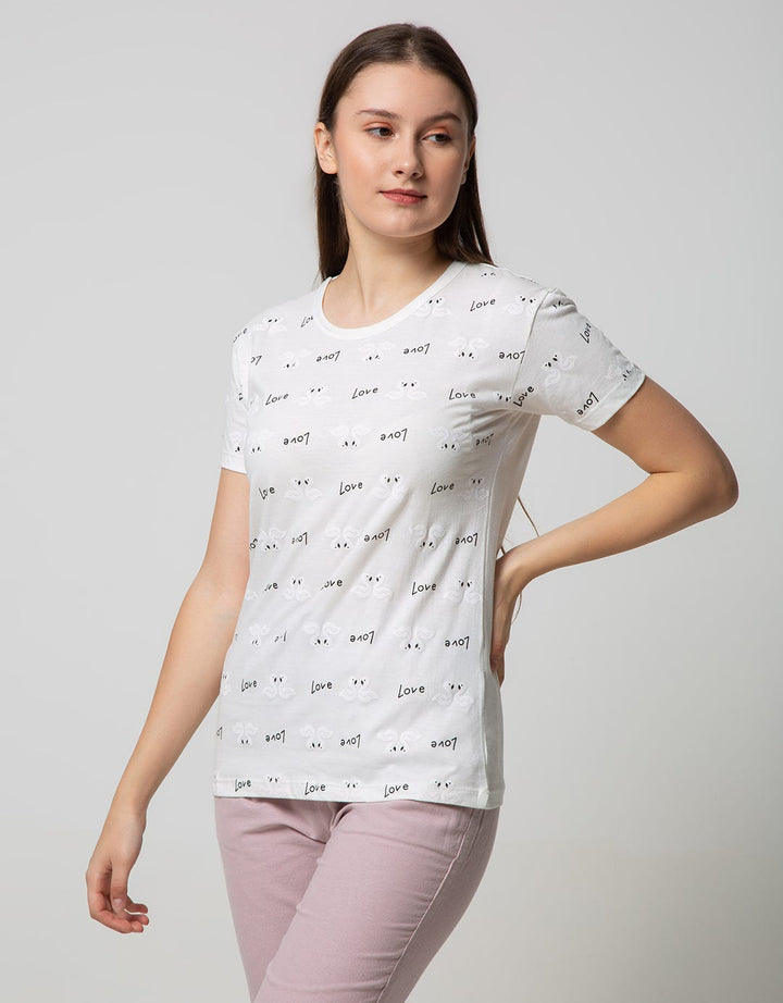 T Zone Kaos Print Wording