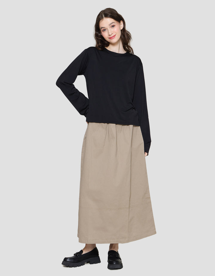 Lois Girl Cotton Combi Kaos KSC704 Wanita