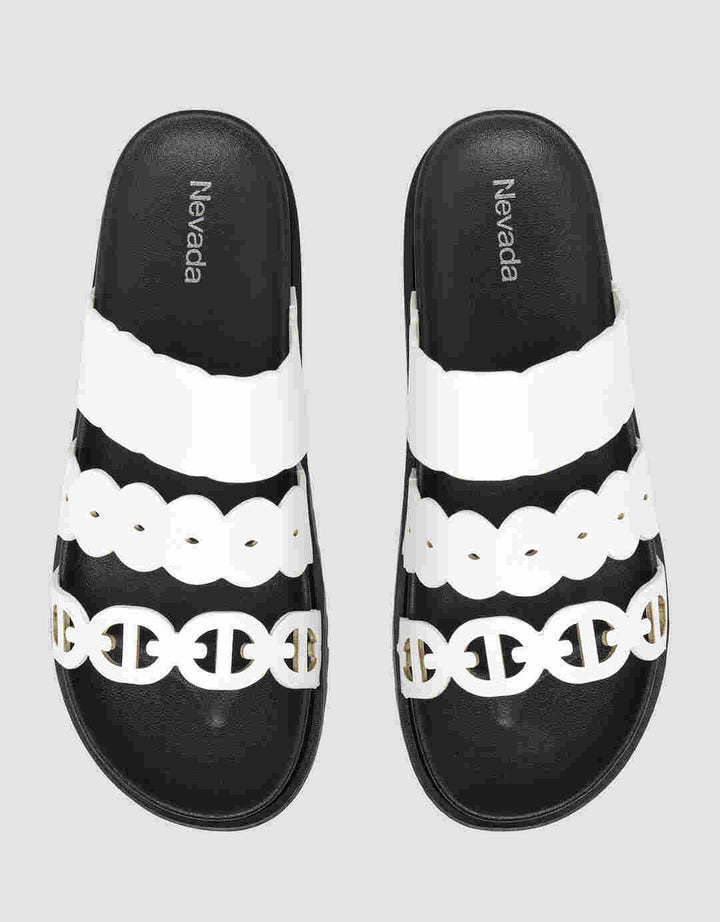 Nevada Combination Strap Slipper Sandal Wanita