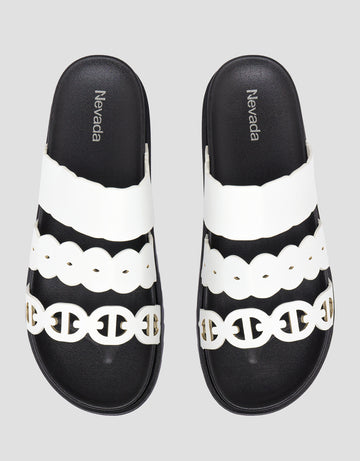 NEVADA COMBINATION STRAP SLIPPER SANDAL WANITA