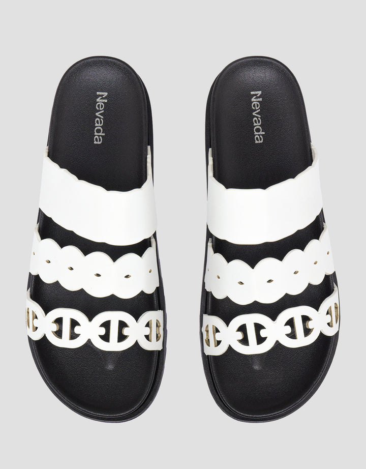 NEVADA COMBINATION STRAP SLIPPER SANDAL WANITA
