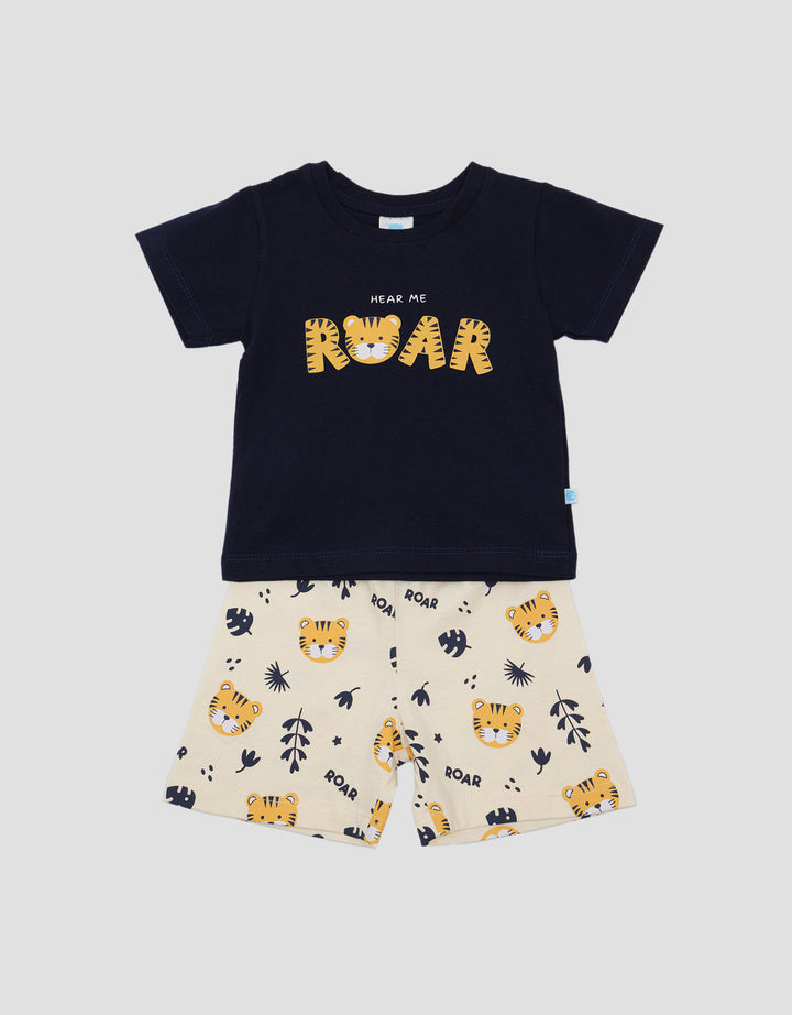 Pipiniko Jersey Hear Me Roar Baju Set Anak Laki-Laki