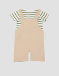 Pipiniko Overall Tekstur Knit Kodok Jumpsuit Anak Laki-Laki