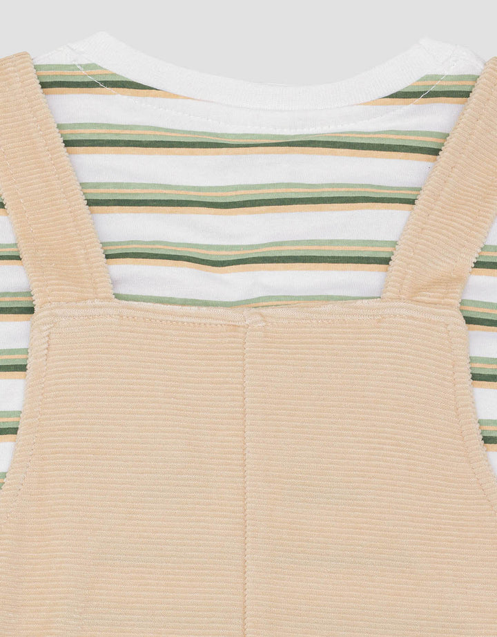 Pipiniko Overall Tekstur Knit Kodok Jumpsuit Anak Laki-Laki