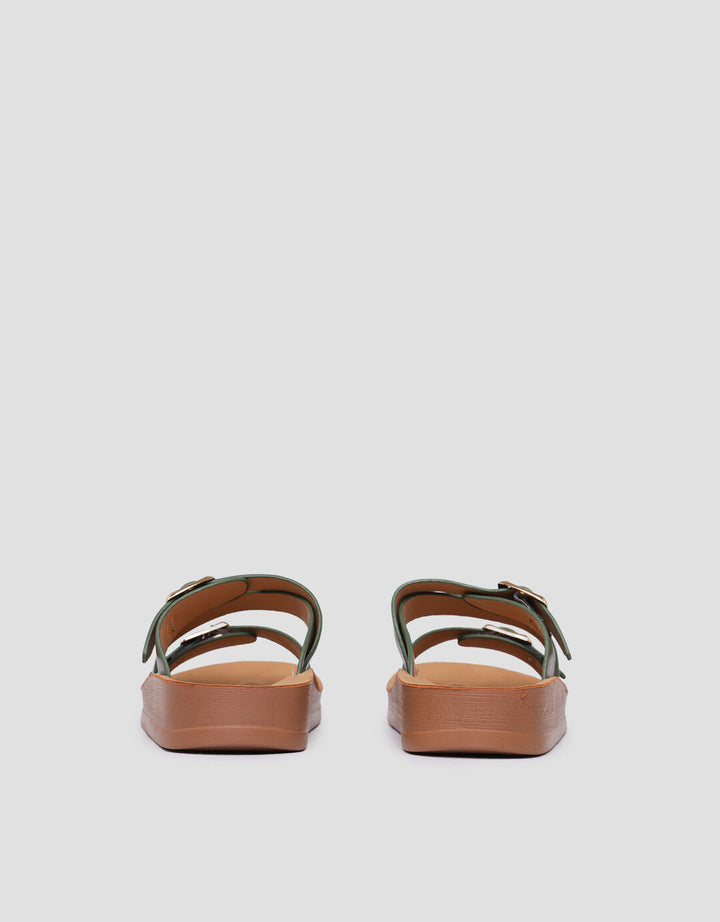 ST. YVES BUCKLE SANDAL SLIPPER  FQ28 WANITA