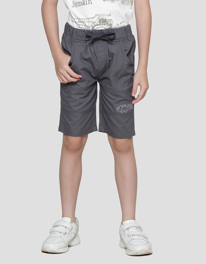 Little M Woven Bordir Dino Celana Pendek Anak Laki-Laki