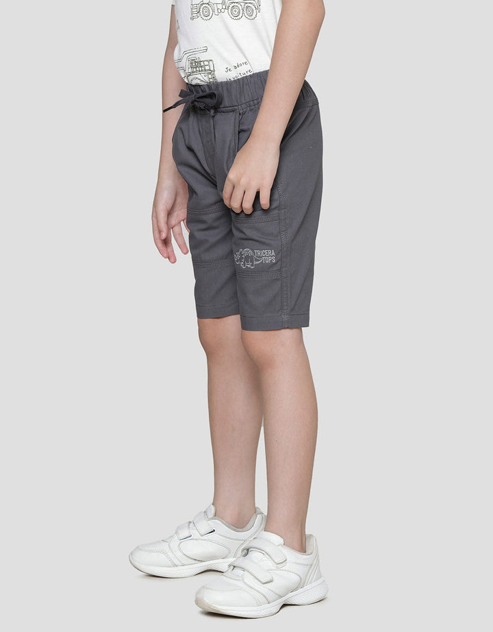Little M Woven Bordir Dino Celana Pendek Anak Laki-Laki