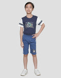 Little M Knit Handsome Awesome Celana Pendek Anak Laki-Laki