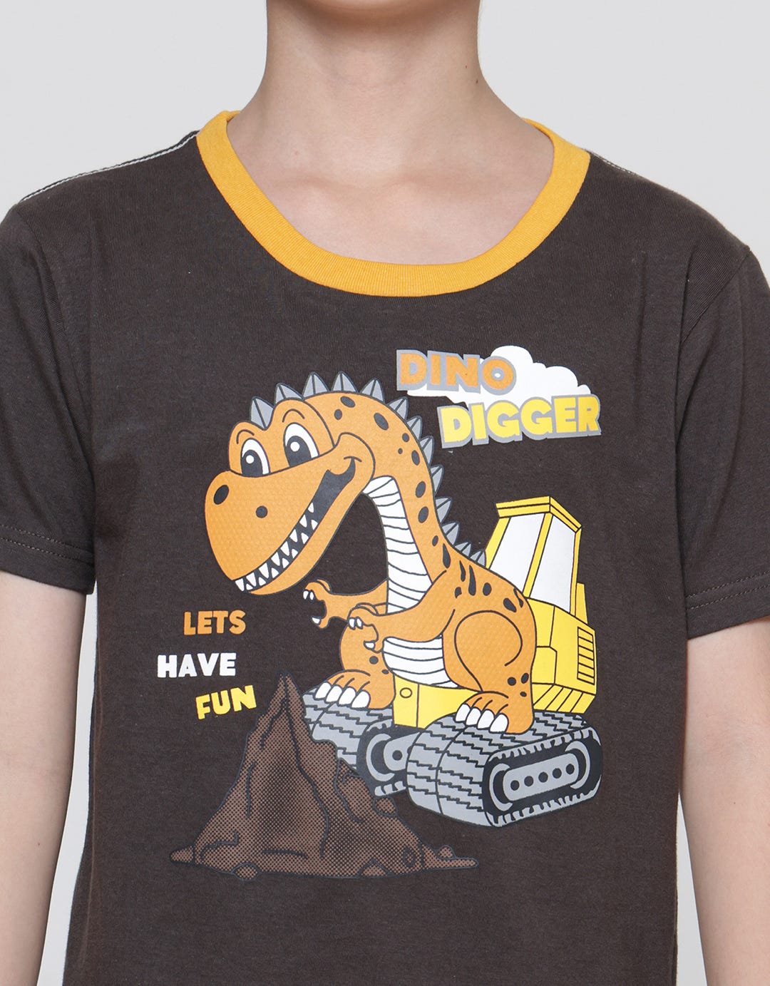 Little M Dino Digger Set Pakaian Anak Laki-laki
