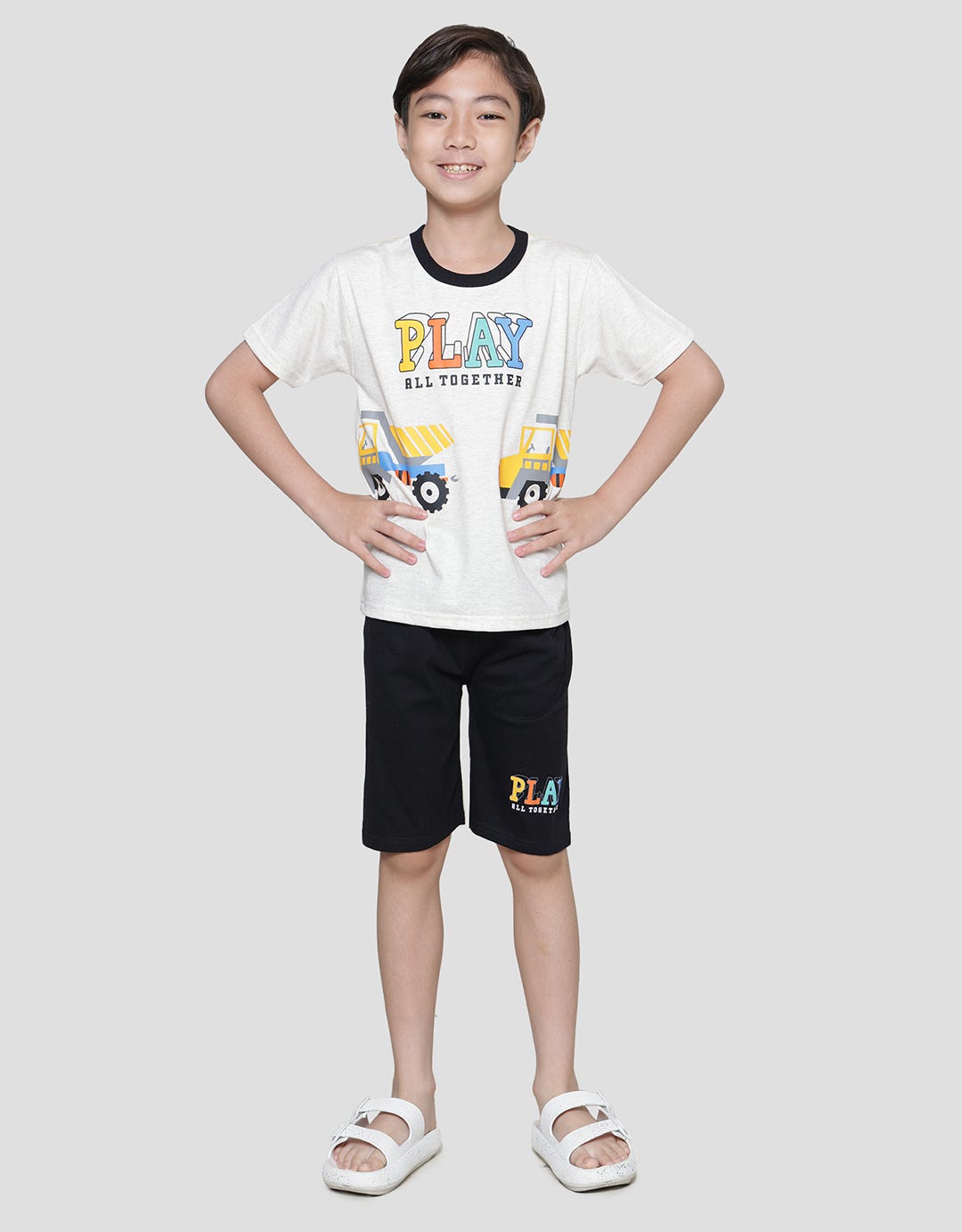 Little M Play All Together Baju Set Anak Laki-Laki